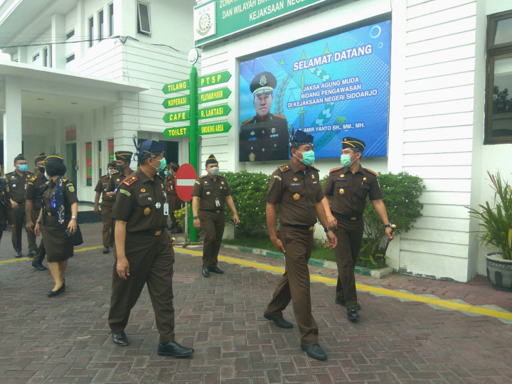 Jamwas Kejagung RI Pantau Kinerja Kejari Sidoarjo