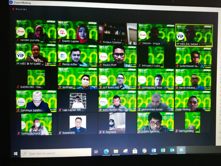 Pacu Pemulihan Ekonomi, MES DKI Jakarta Pilih Ketua Umum Baru