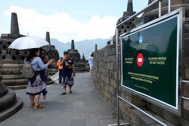 Pengunjung Candi Borobudur Dites Covid-19 secara Acak