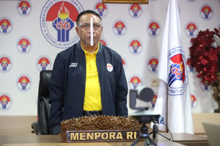 Kemenpora Gelar Upacara Hari Sumpah Pemuda Lewat Daring