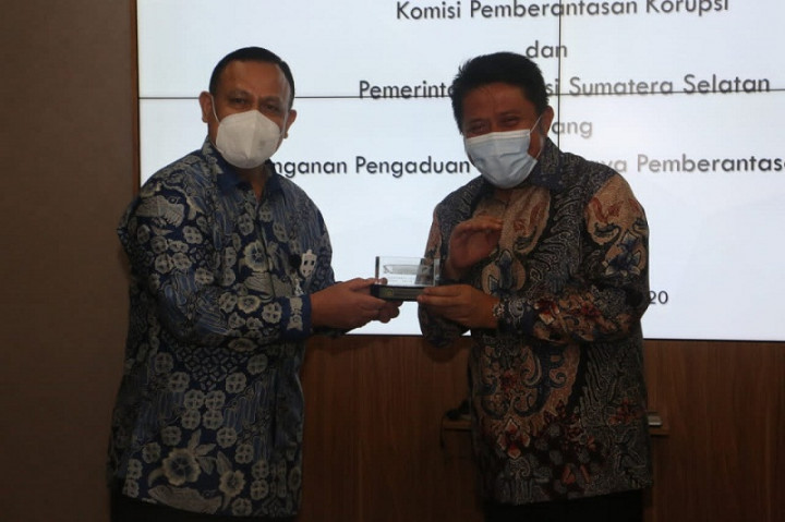 Sumsel Jadi <i>Pilot Project Whistleblower System</i> dari KPK