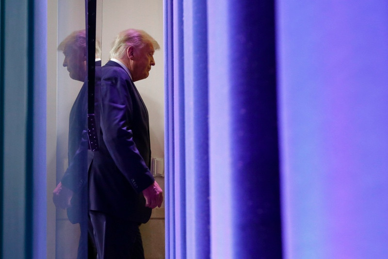 Presiden Amerika Serikat Donald Trump kalah dalam Pilpres AS. Foto: AFP