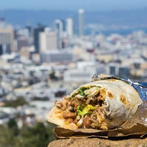 Ini dia makanan favorit Kamala Harris, Burrito buatan La Cumbre. (Foto: Dok. La Cumbre/@/@tlctaco)