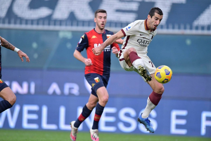 Genoa vs AS Roma: Hattrick Mkhitaryan, I Lupi Terkam Il Grifone