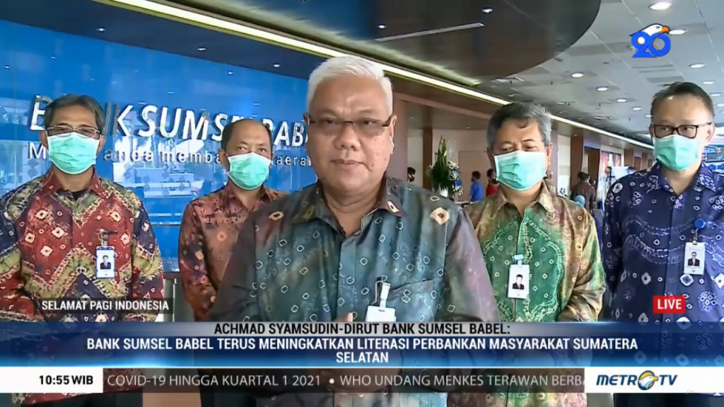 Direktur Utama Bank Sumsel Babel Achmad Syamsudin