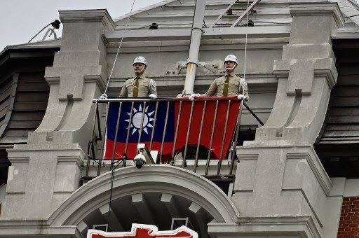 Bendera Taiwan. Foto: AFP.