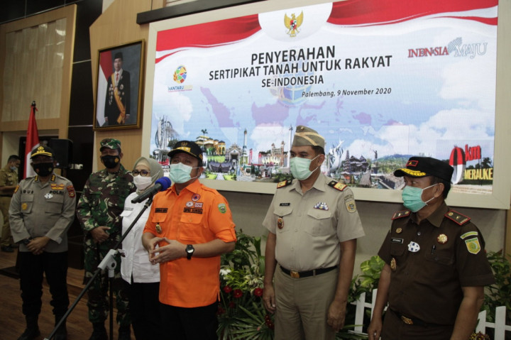 Herman Deru Bagikan 139 Ribu Sertifikat Tanah untuk Warga Sumsel