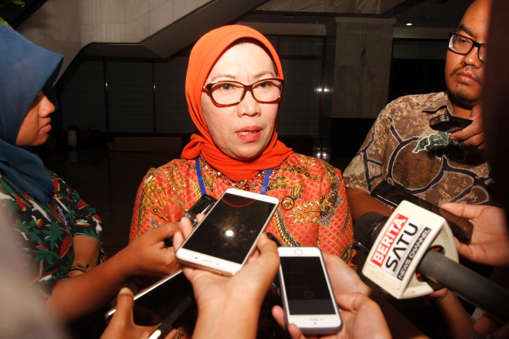 Wakil Ketua DK-OJK Nurhaida. FOTO: MI/BARY FATHAHILAH