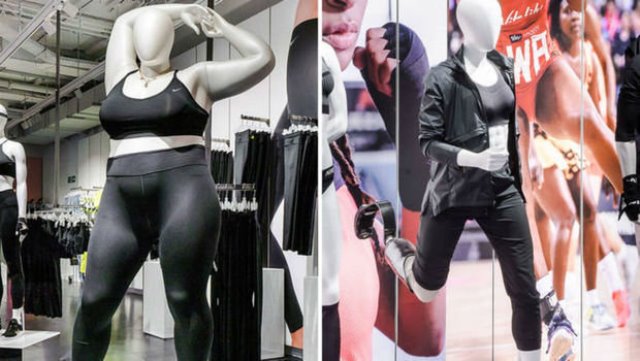 Nike Gunakan Manekin Curvy untuk Pertama Kalinya di London