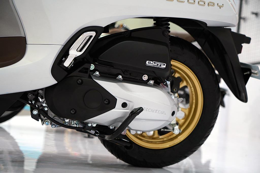 All New Scoopy masih mempertahankan mesin 110 cc. Honda