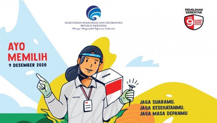 Kominfo Imbau Pemilih agar Cerdas, Sehat, Damai
