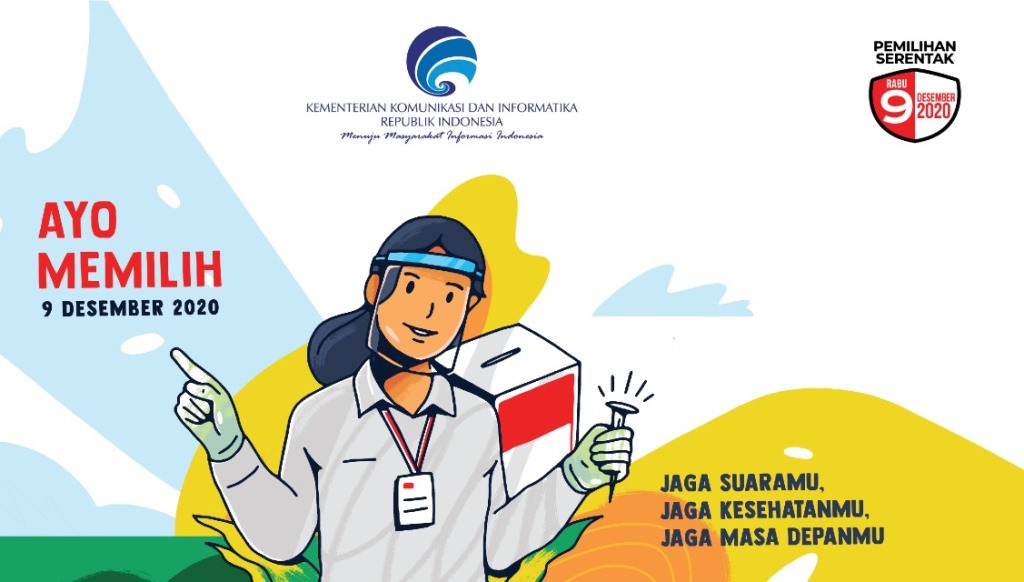 Kominfo Imbau Pemilih agar Cerdas, Sehat, Damai