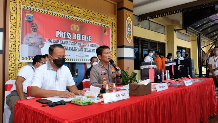 Polda Kalsel Sita 4.717 Tabung LPG dari 15 Tersangka