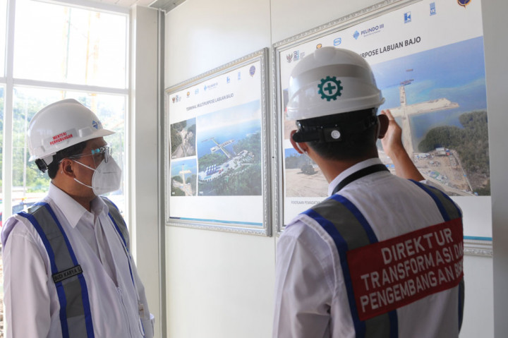 Pembangunan Terminal Pelabuhan Wae Kelambu Capai 48 Persen