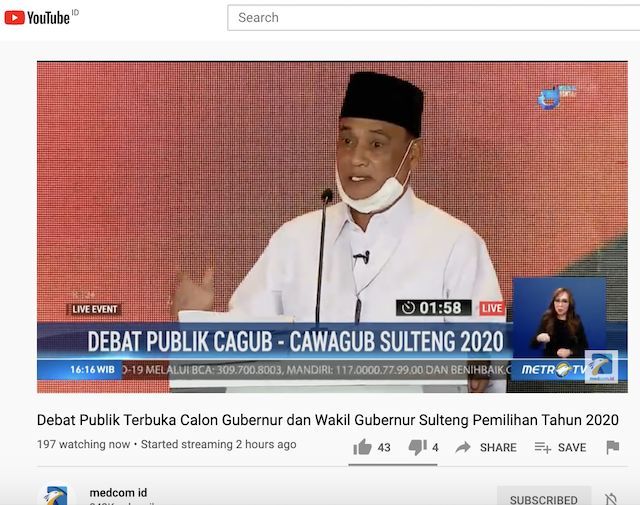 [Cek Fakta] Cawagub Ma’mun Amir Sebut Jumlah Orang Miskin di Sulteng 410 Ribu? Ini Faktanya