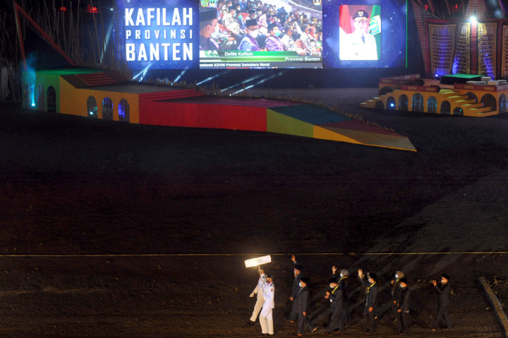 Suasana Pembukaan MTQ Nasional ke-28 di Sumbar