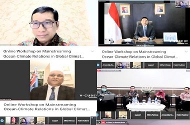 RI Serukan Penguatan Kerja Sama Kelautan dan Perubahan Iklim