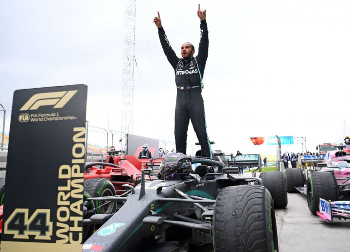 Terdepan di F1GP Turki, Lewis Hamilton Juara Dunia F1 2020