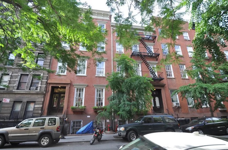 Townhouse Sarah Jessica Parker di New York. Foto: Christopher Bride/PropertyShark
