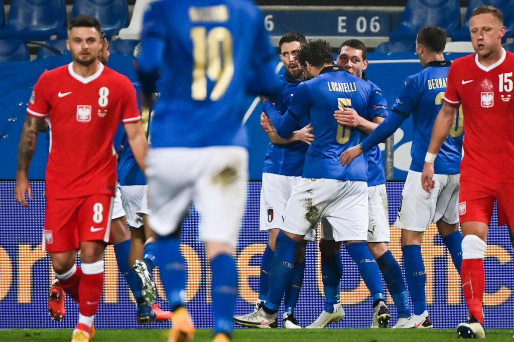 UEFA Nations League: Italia Kalahkan Polandia 2-0