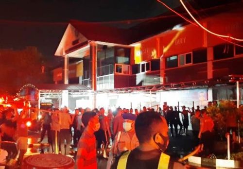 Gedung Terbakar, Polda Jatim Pastikan Pelayanan STNK tetap berjalan