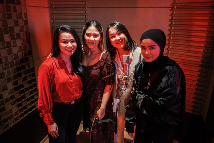  Yura Yunita, Sivia Azizah, Agatha Pricilla, dan Nadin Amizah (Foto: dok disneyindonesia)