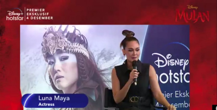 Luna Maya Baru Tahu Susahnya Jadi Pengisi Suara di Film Mulan