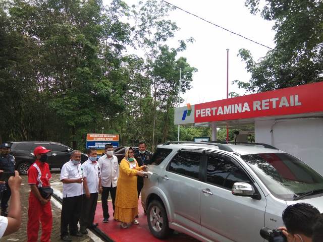 Pertamina Hadirkan SPBU Modular di Universitas Riau