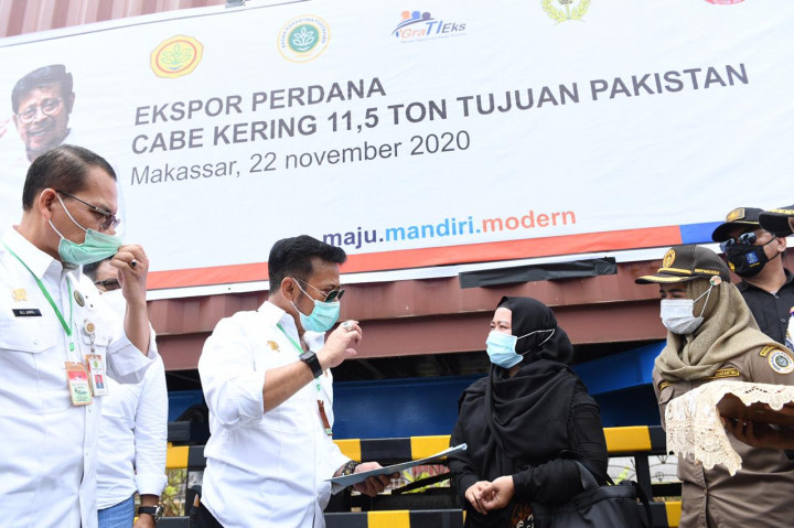 Mentan Siap Dukung Ekspor Cabai Kering hingga 3.000 Ton