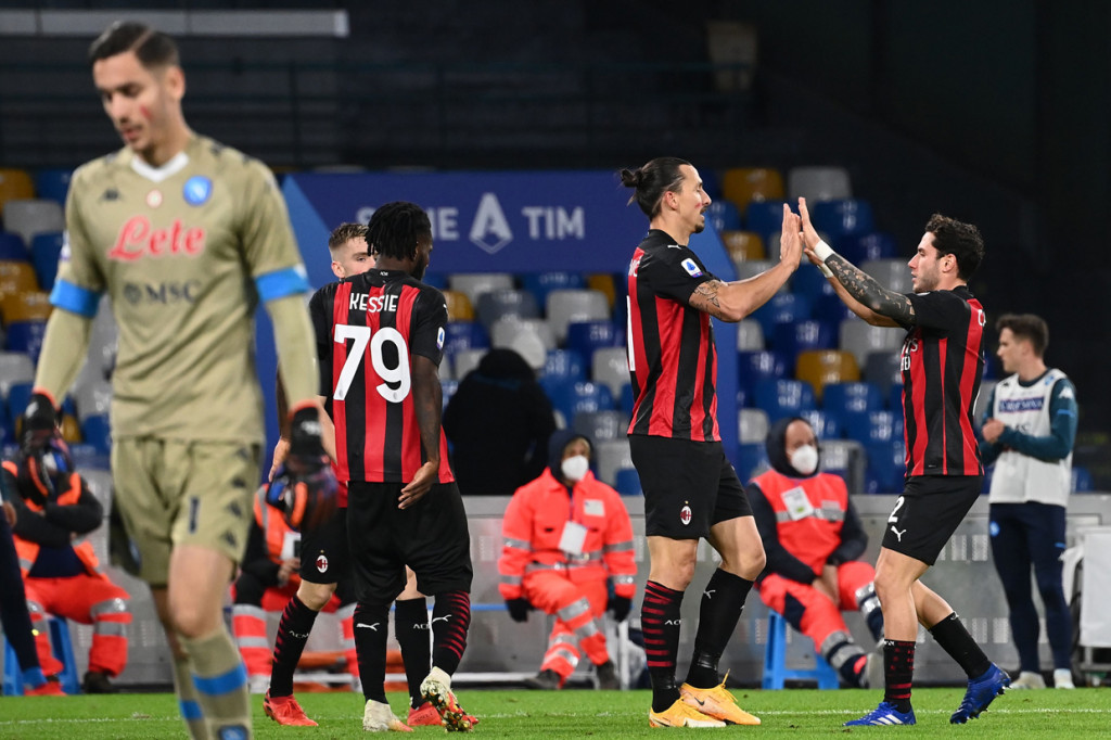 Liga Italia: Tekuk Napoli 3-1, Milan ke Puncak Lagi