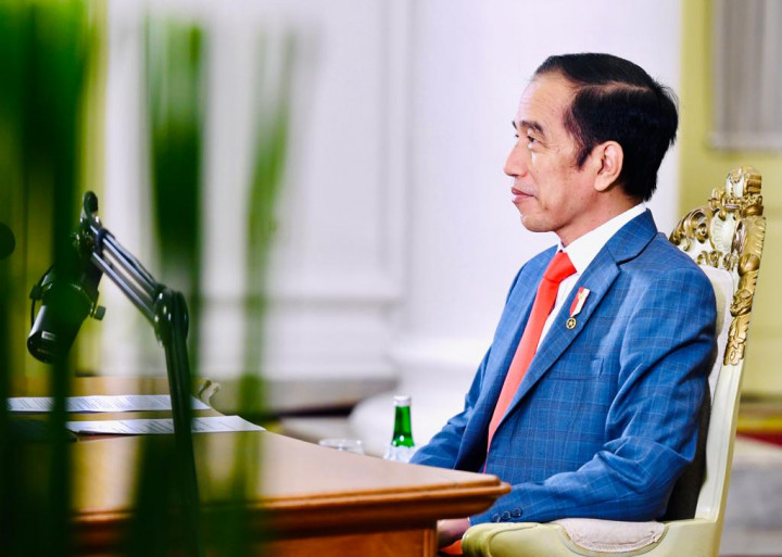 Presiden Jokowi Jelaskan UU Cipta Kerja di KTT G20