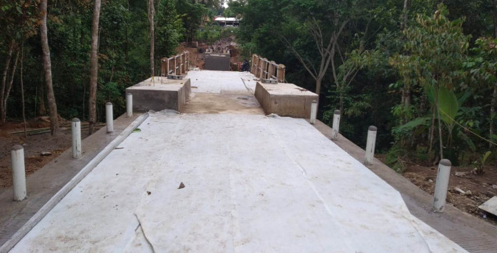Anggaran Jembatan Gantung Mekar Baru Telan Rp2,6 Miliar