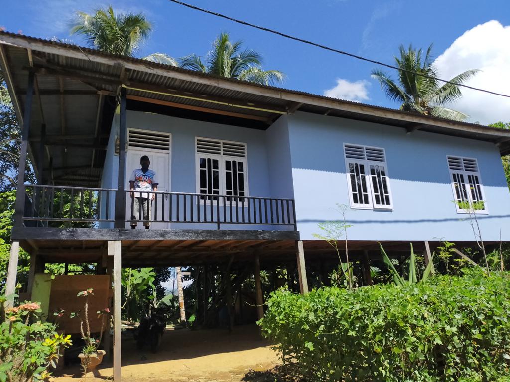 Bedah rumah di kawasan Kalimantan Utara. Foto: Kementerian PUPR