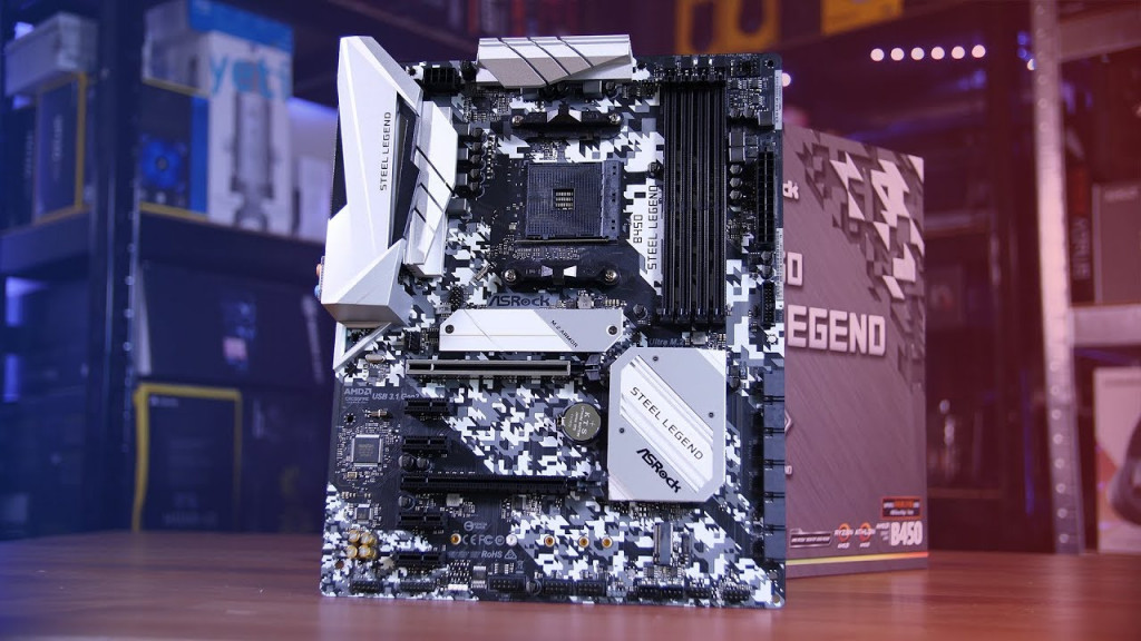 Motherboard ASRock. (TechTeamGB)