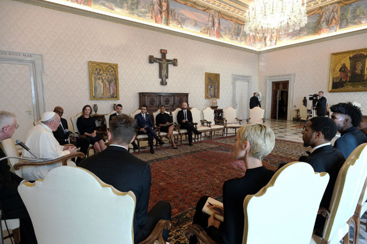 Momen Pemain NBA Jumpa Paus Franciskus Bahas Keadilan Sosial