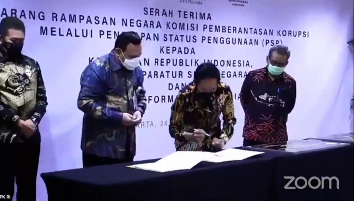 KPK Serahkan Aset Rampasan Hasil Korupsi ke Tiga Lembaga