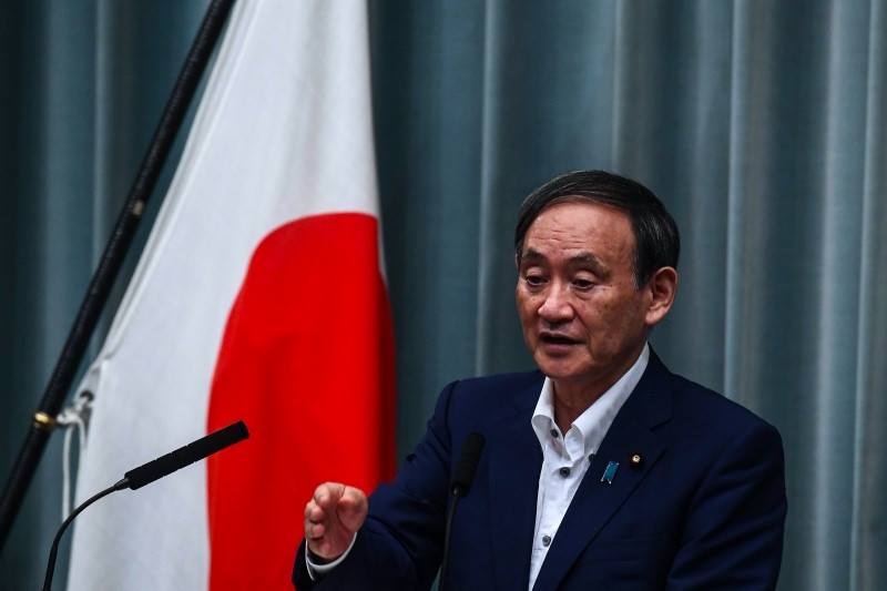 Perdana Menteri Yoshihide Suga. Foto: AFP