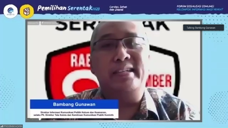 Kominfo: Penerapan Protokol Kesehatan Menjaga Kualitas Demokrasi