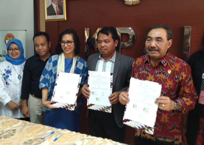 Ketua LPSK Hasto Atmojo (kanan). Medcom.id/Ilham Wibowo