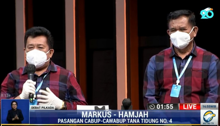 Markus-Hamzah Janji Wujudkan Tanah Tidung Sejahtera Maju dan Bermartabat