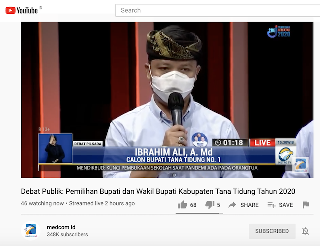 [Cek Fakta] Cabup Ibrahim Ali Sebut Tahun Ini Pemkab Tana Tidung Hanya Berikan Beasiswa Senilai Rp241 juta? Ini Faktanya