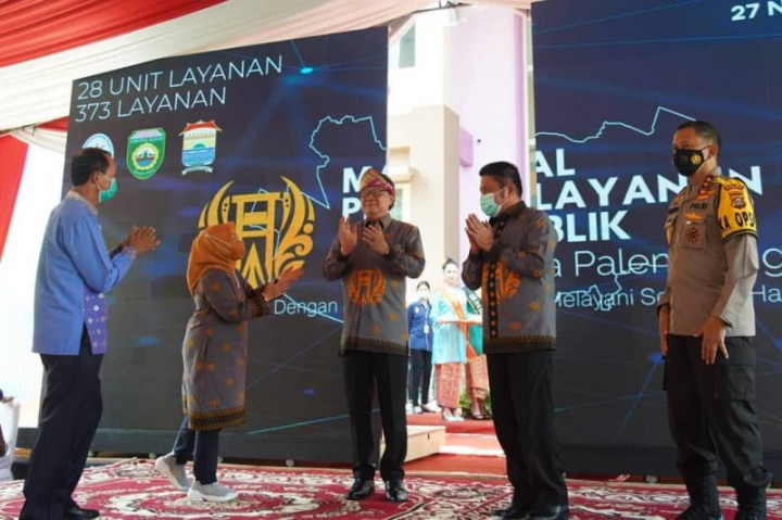 Menpan RB Tjahjo Kumolo dan Herman Deru Resmikan Mal Pelayanan Publik Palembang