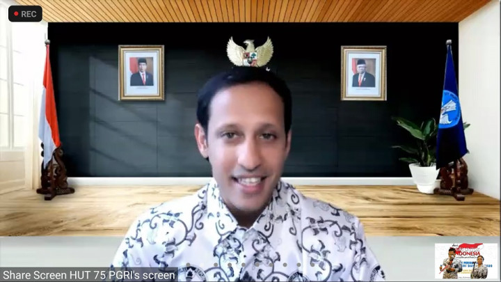 Nadiem Minta PGRI Kawal Rekrutmen Satu Juta Guru PPPK