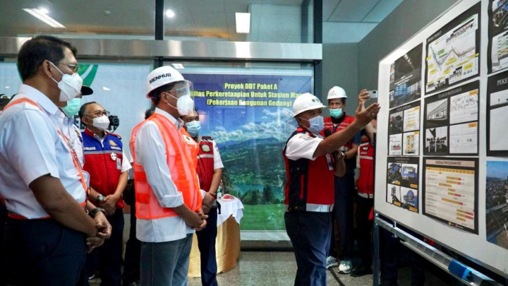 Menhub Minta Proyek Pembangunan LRT Jabodebek Lintas 2 Dipercepat