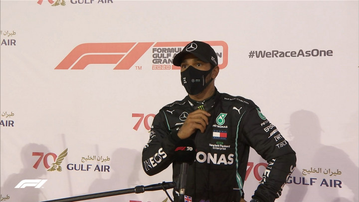 F1GP Bahrain: Hamilton Tutup Musim dengan Kemenangan