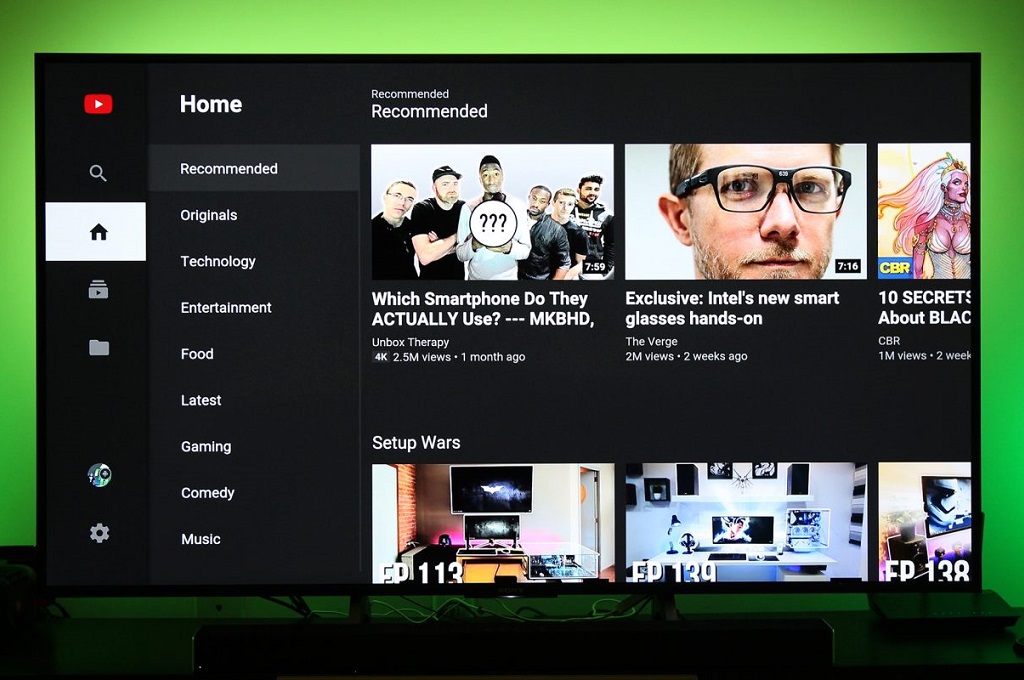 Google merilis update untuk YouTube for Android TV dengan dukungan video beresolusi hingga 8K.