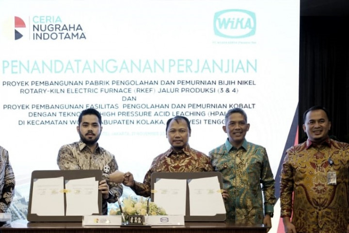 Hilirisasi Nikel, WIKA-CNI Kolaborasi Bangun Industri <i>Smelter</i> di Kolaka
