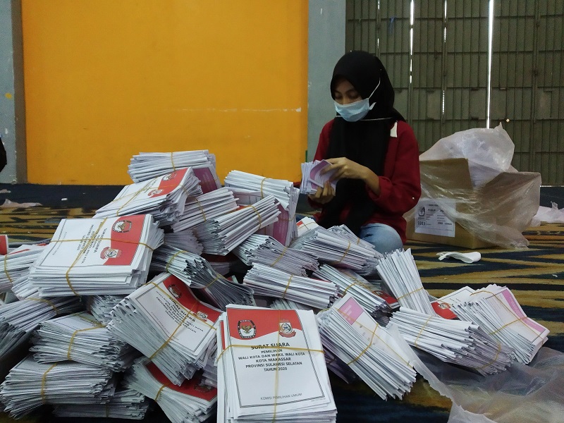 854 Lembar Surat Suara Pilkada Tangsel Rusak