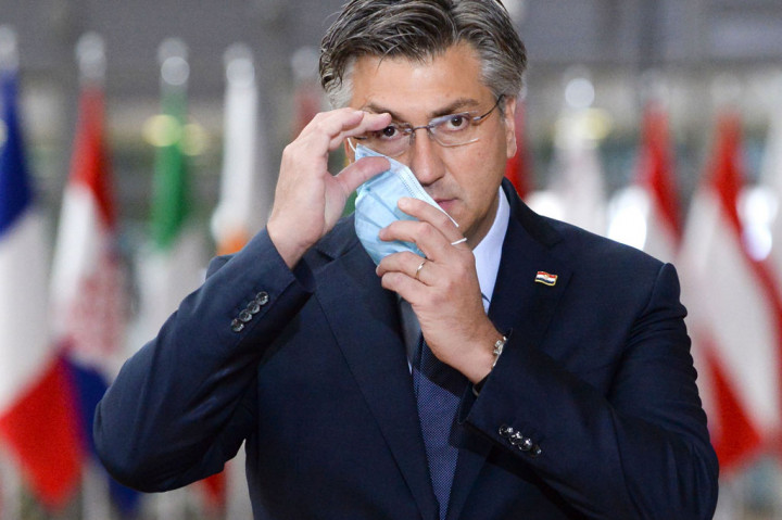 PM Kroasia Andrej Plenkovic Positif Korona