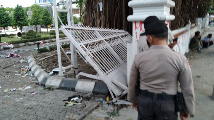 Rusak Fasilitas DPRD DIY, Dua Bocah Ditangkap